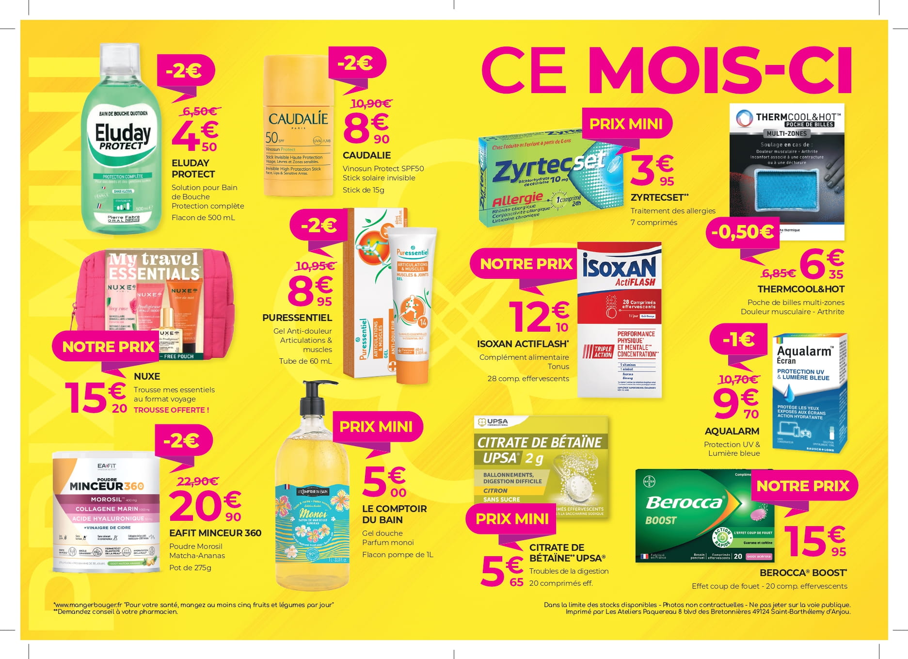 Pharmacie Du Chene Pharmacie Vertou Promo Avril Page 0002 1