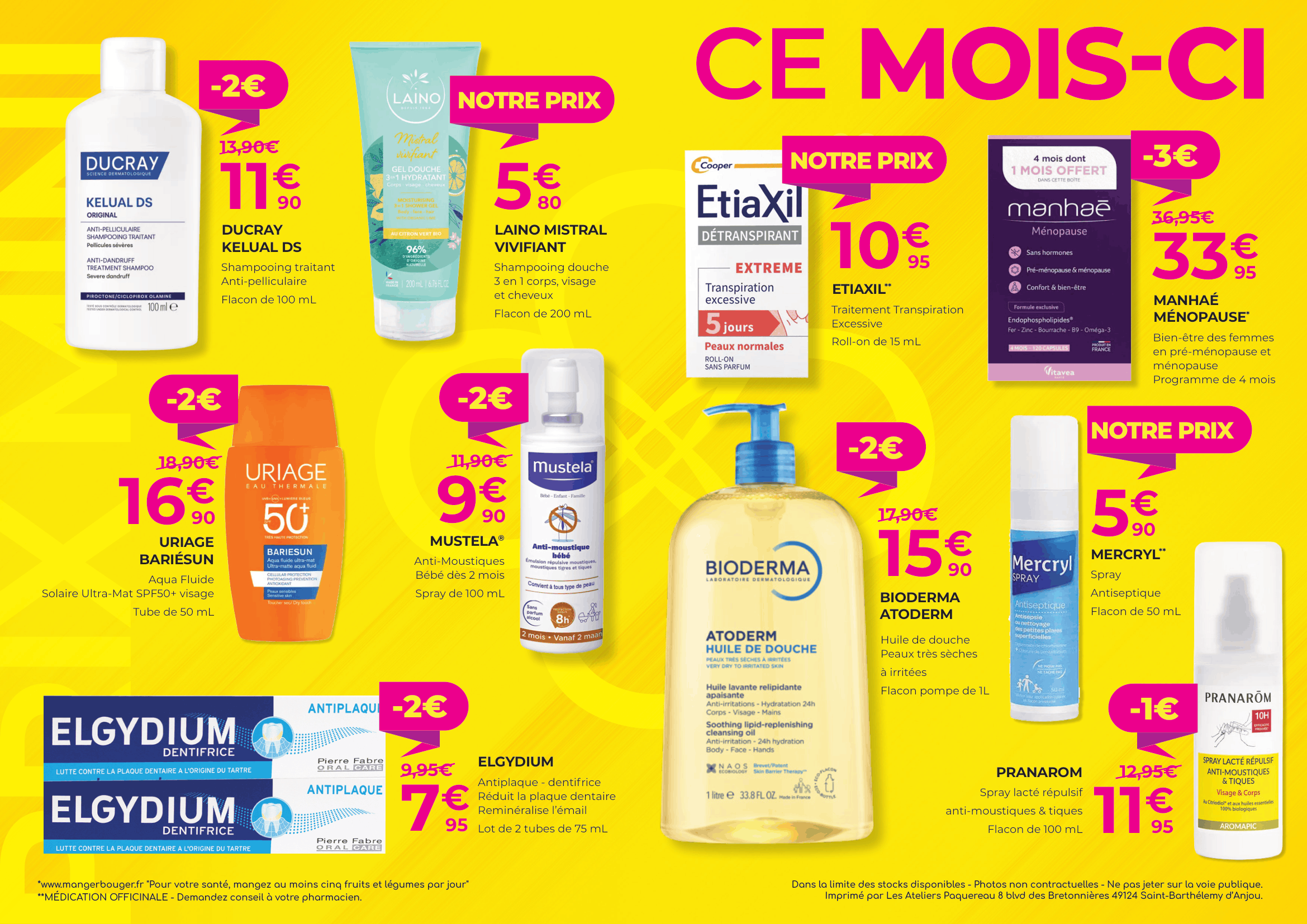 Pharmacie Du Chene Pharmacie Vertou Promo Juin 26 1 2 2 1